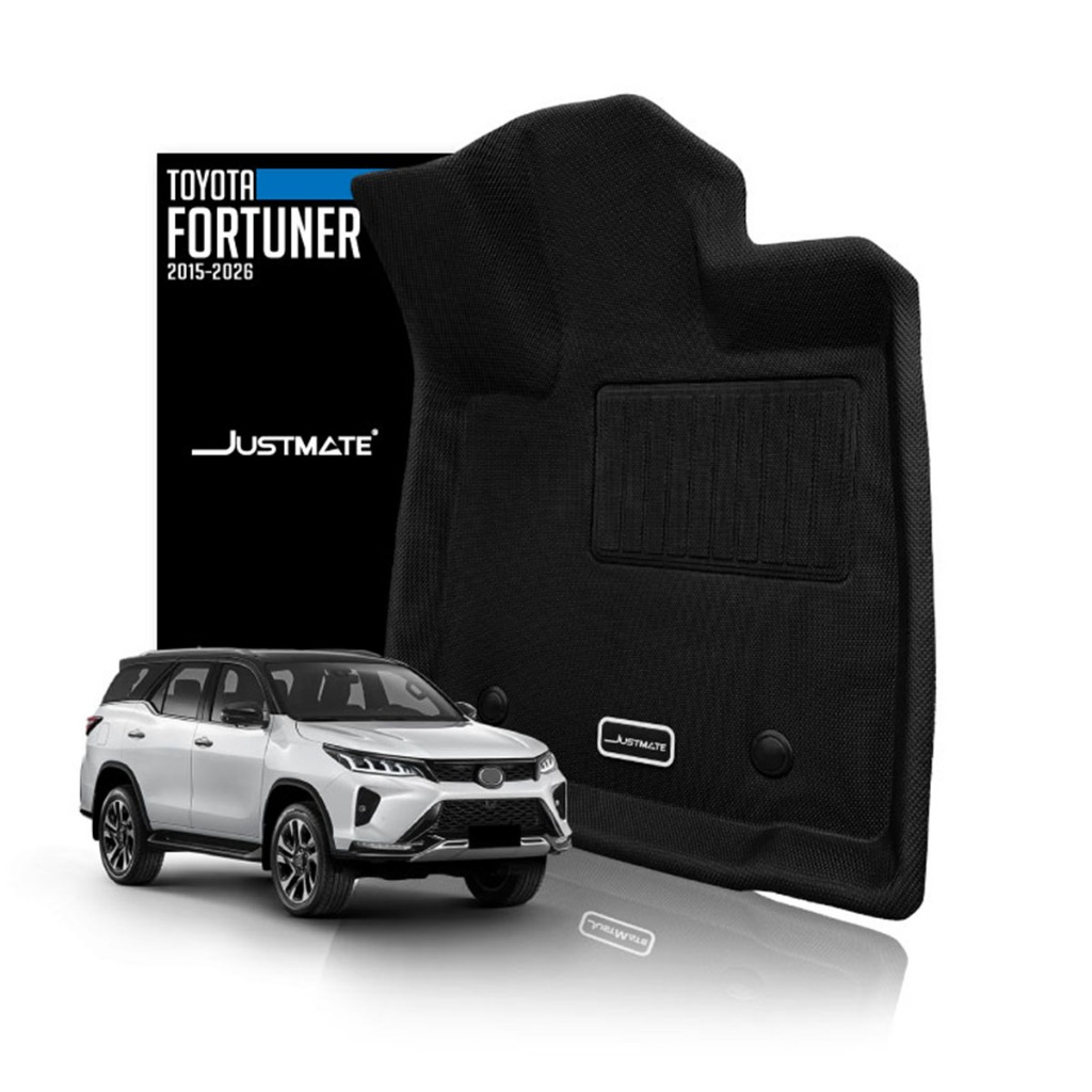[JUSTMATE] TOYOTA พรมปูพื้นรถยนต์ FORTUNER 2015 - 2026